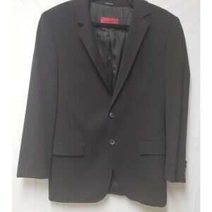 Hugo Men’s Red Label Wool Blend Suit Blazer Black Sz M NWOT Modern Preppy